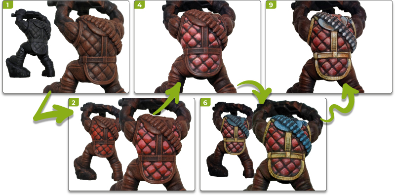 Classic orc armor - Miniature painting tutorial